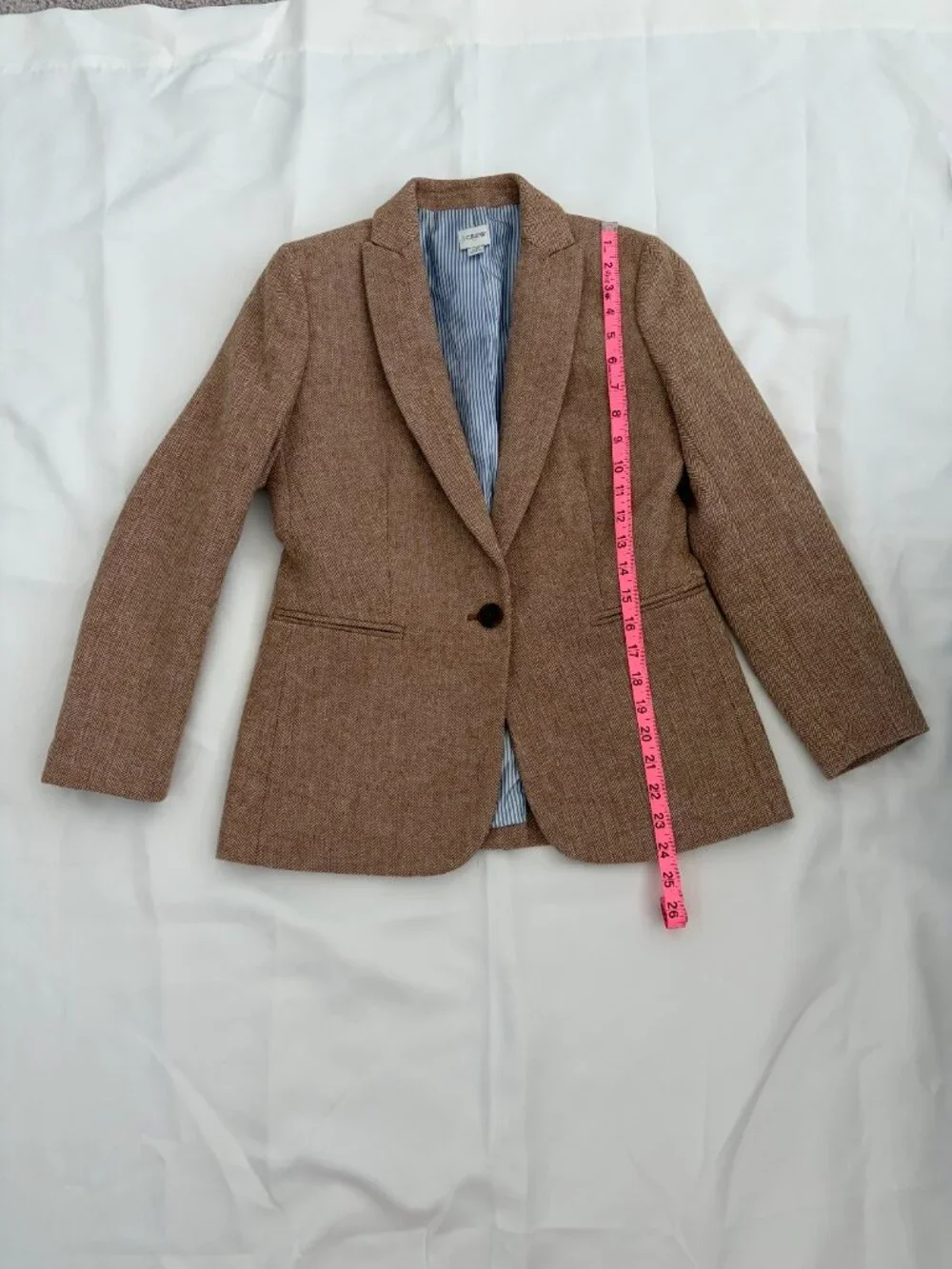 J Crew Camel Wool Blazer in Size 0